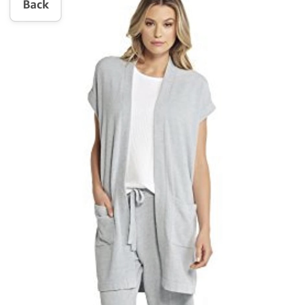 Barefoot Dreams CozyChic Sleeveless Cardigan